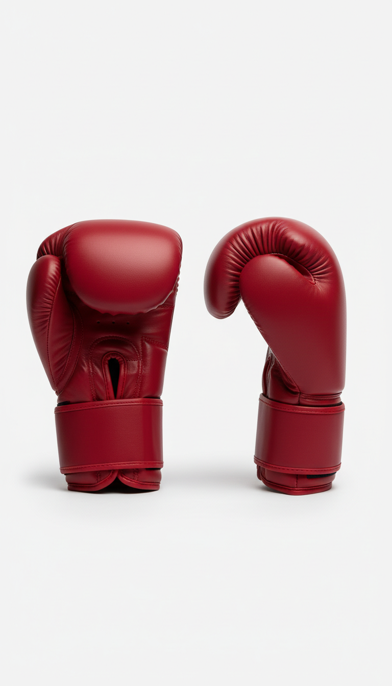 Crimson Boxing Gloves