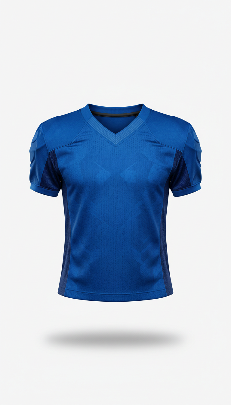 Electric Blue Football Jersey