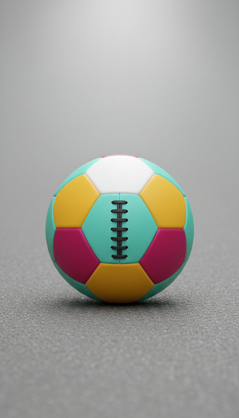 Mint Teal Classic Match Football
