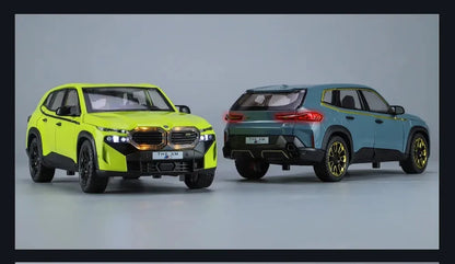 1:24 BMW XM Alloy Car Model Light & Sound Effect Diecast Car Toys for Boys Birthday Gift Kids Toys Car Collection