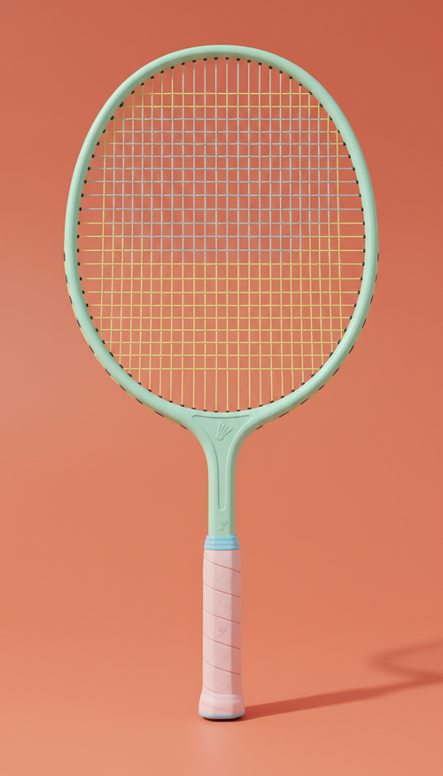 Mint Green Badminton Racket