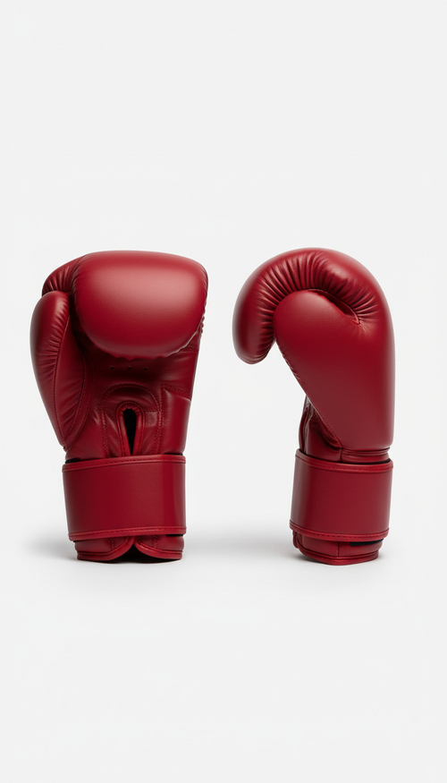 Crimson Boxing Gloves