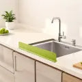 Kitchen Sink Splash Guard With Suction Cup | Silicon Splash & Dishwashing Protector | Waterproof Strong Suction Guard For Kitchen Countertops & Washroom | Home Improvement Product