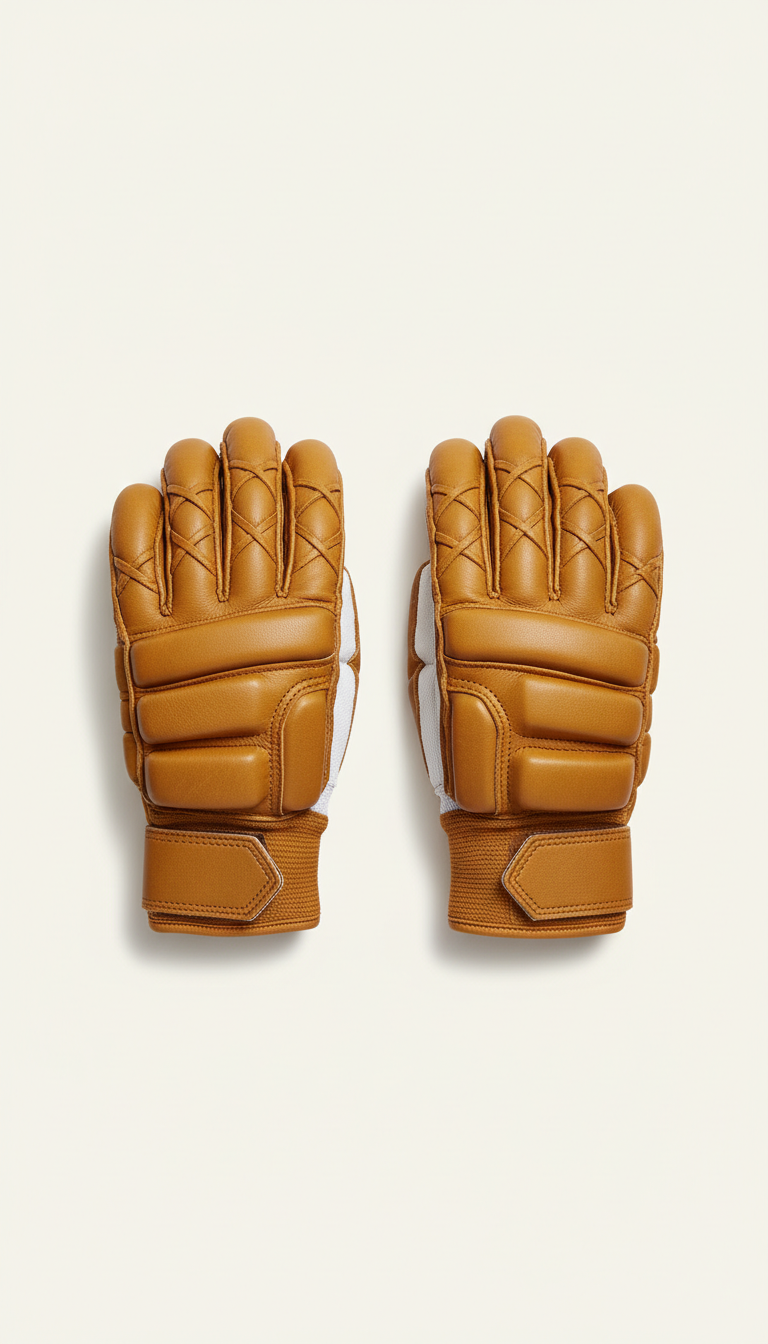 Wicket Keeping Gloves Golden Brown