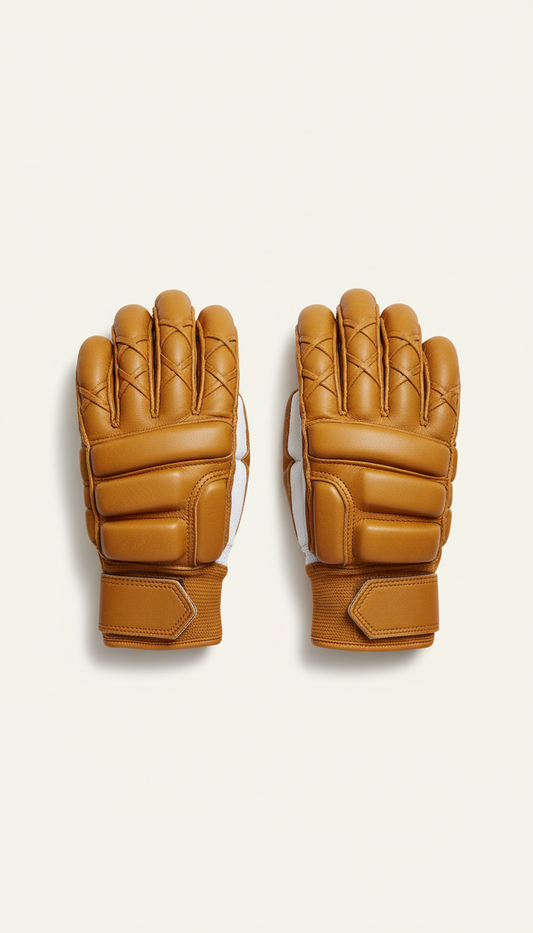 Wicket Keeping Gloves Golden Brown