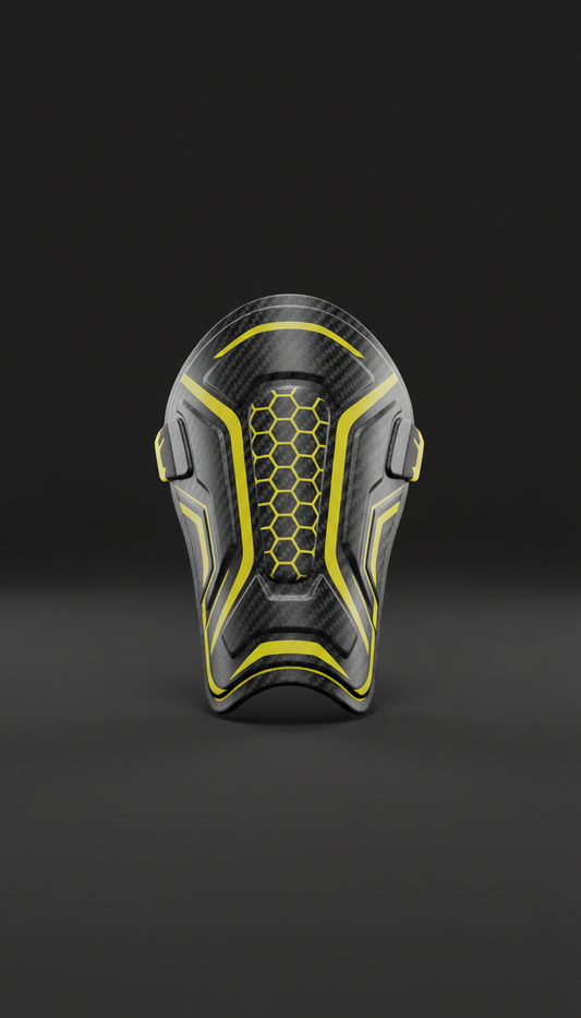 Shin Guard Yellow Accents