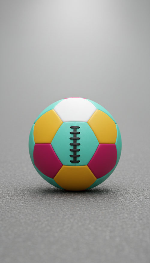 Mint Teal Classic Match Football