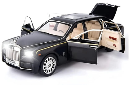 Rolls Royce Phantom Model Diecast Zinc Alloy Car Toys for kids with Sound and Light Metal Car Toys for Boys