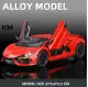 Lamborghini Revuelto Toy Car, 1/24 Diecast Model Car with Sound, Light and Pullback, Collector Model Car, Gift for Children