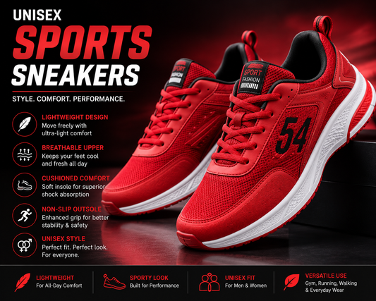 Unisex Sports Sneakers