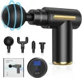 Massage Gun 5 in 1 Multifunctional Electric Full Body Massage Equipment Set for Deep Tissue Relief & Full Body Relaxation 6 Speeds with 4 Massage Heads Pysiotherapy Massager Gun