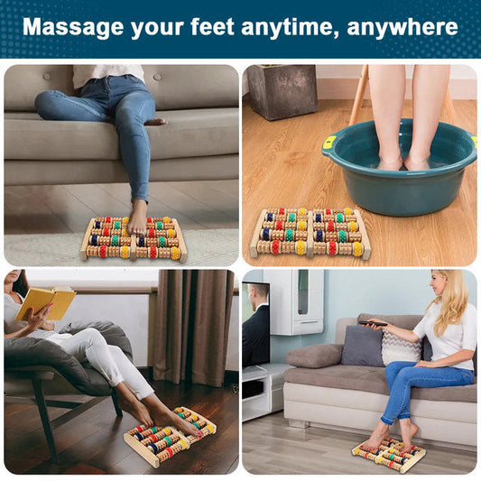 Wooden Foot Massager