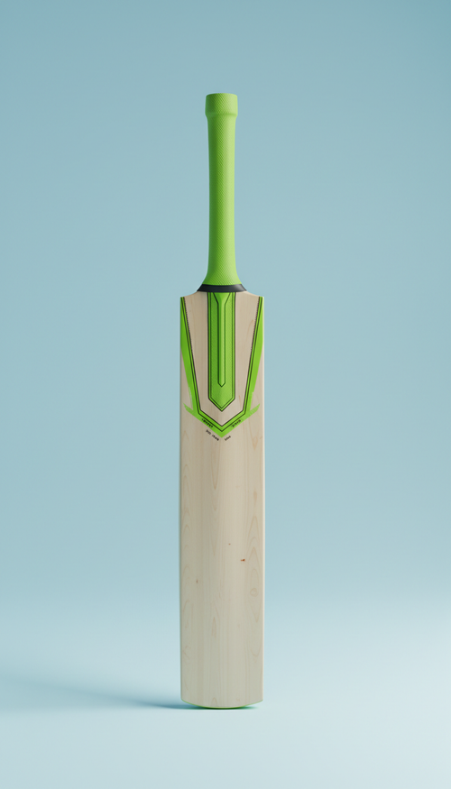 Lime Edge Tape Ball Cricket Bat