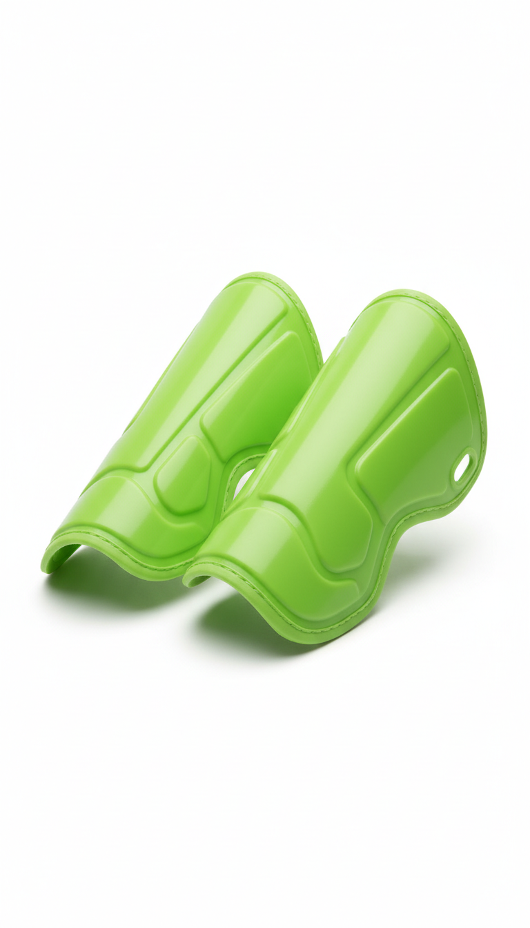 Lime Green Shin Guards